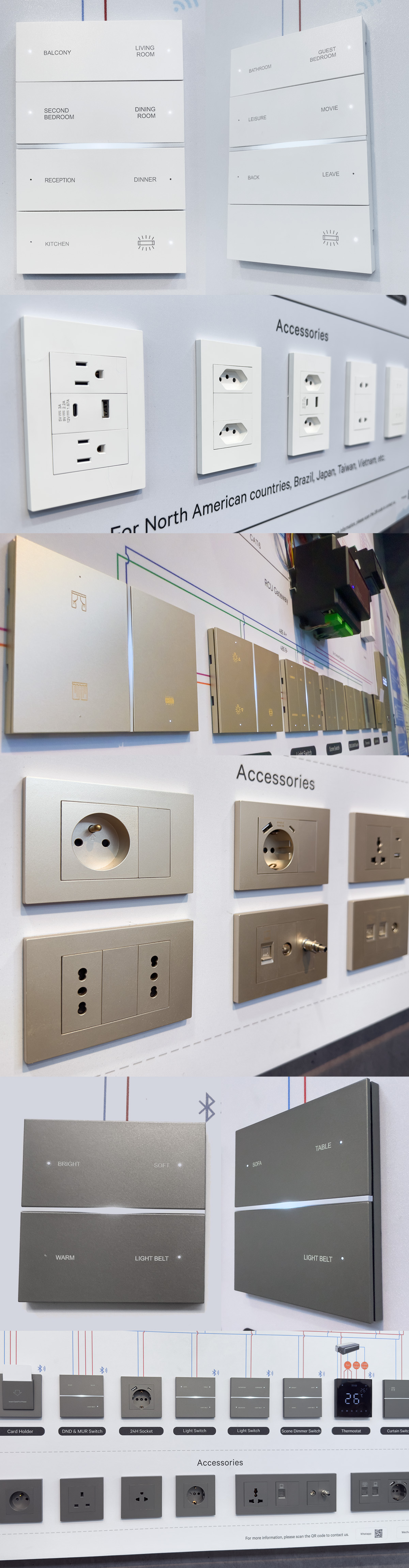 Smart Switches and Sockets for UK, EU, US Markets