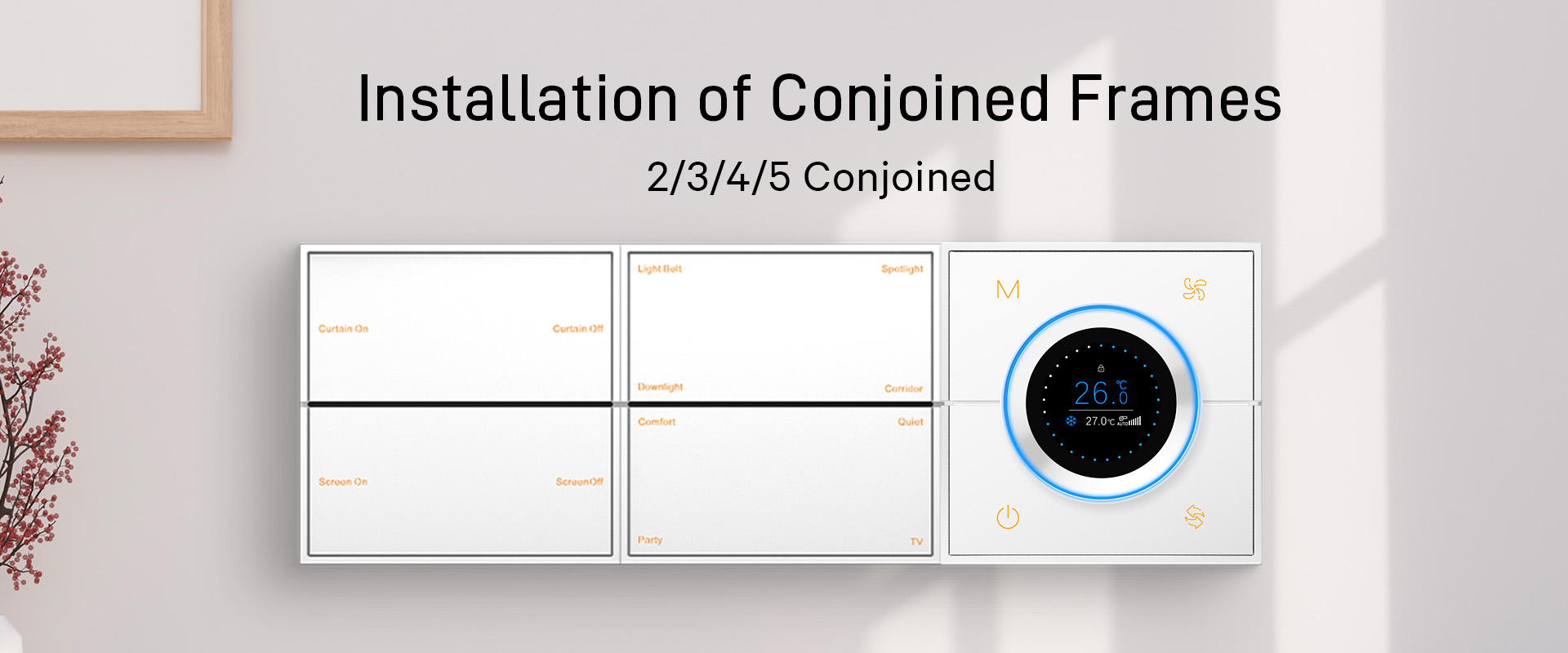 knx switch and thermostat