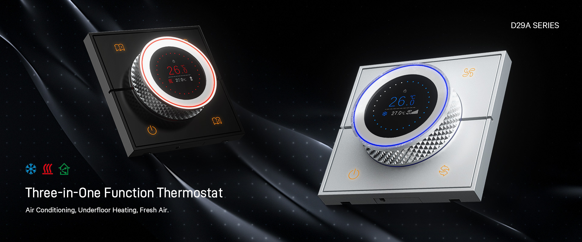 KNX smart thermostat